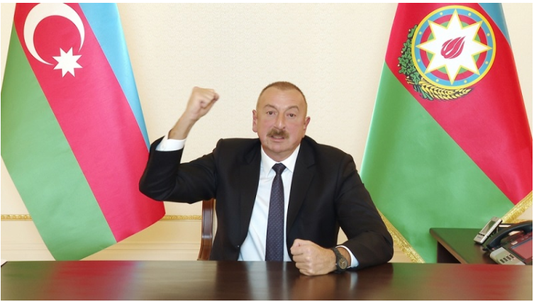 Azerbaijani soldiers drive them away like dogs: Azerbaijani President